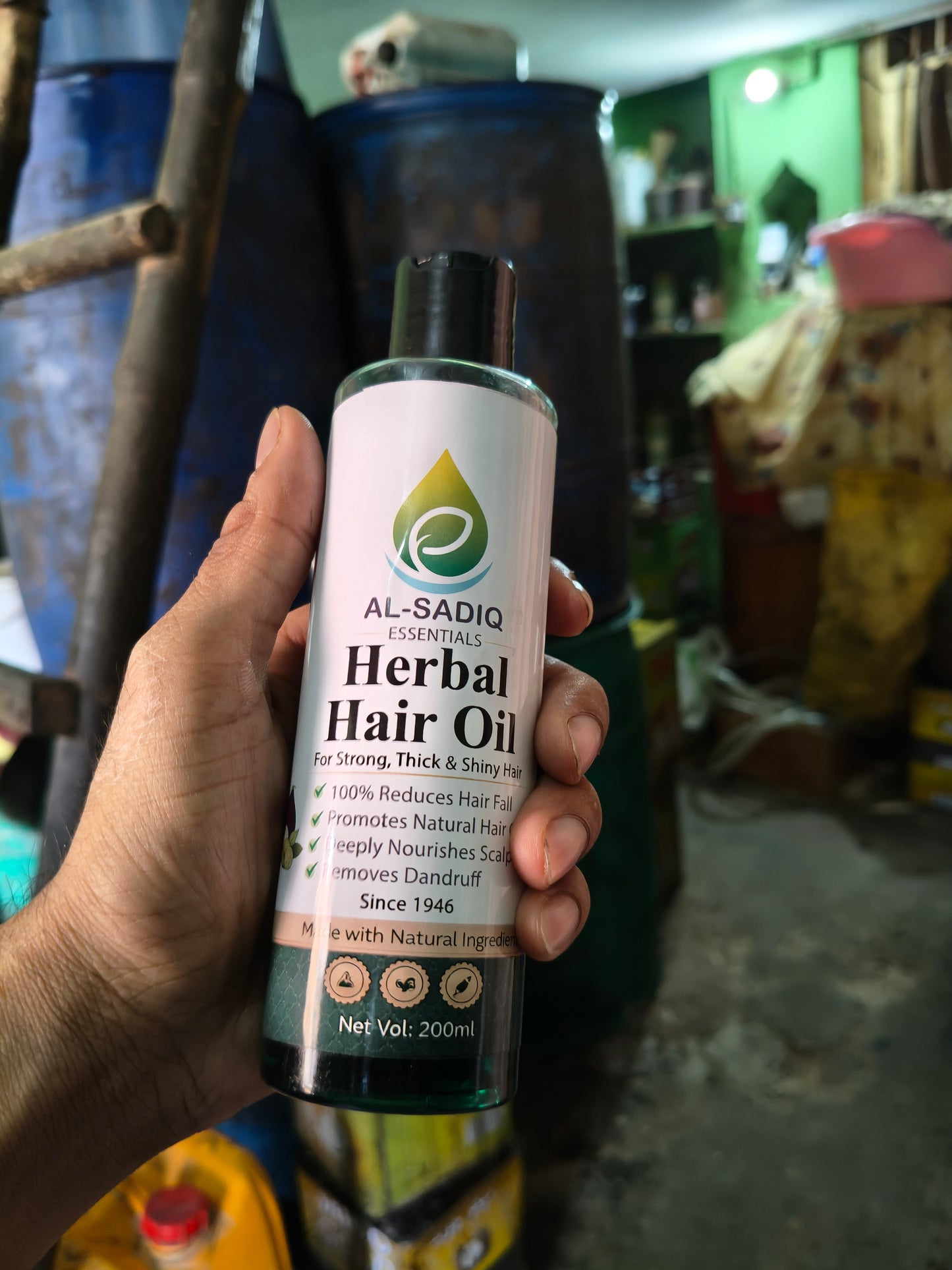 Al-Sadiq Herbal Hair Oil (200ml)