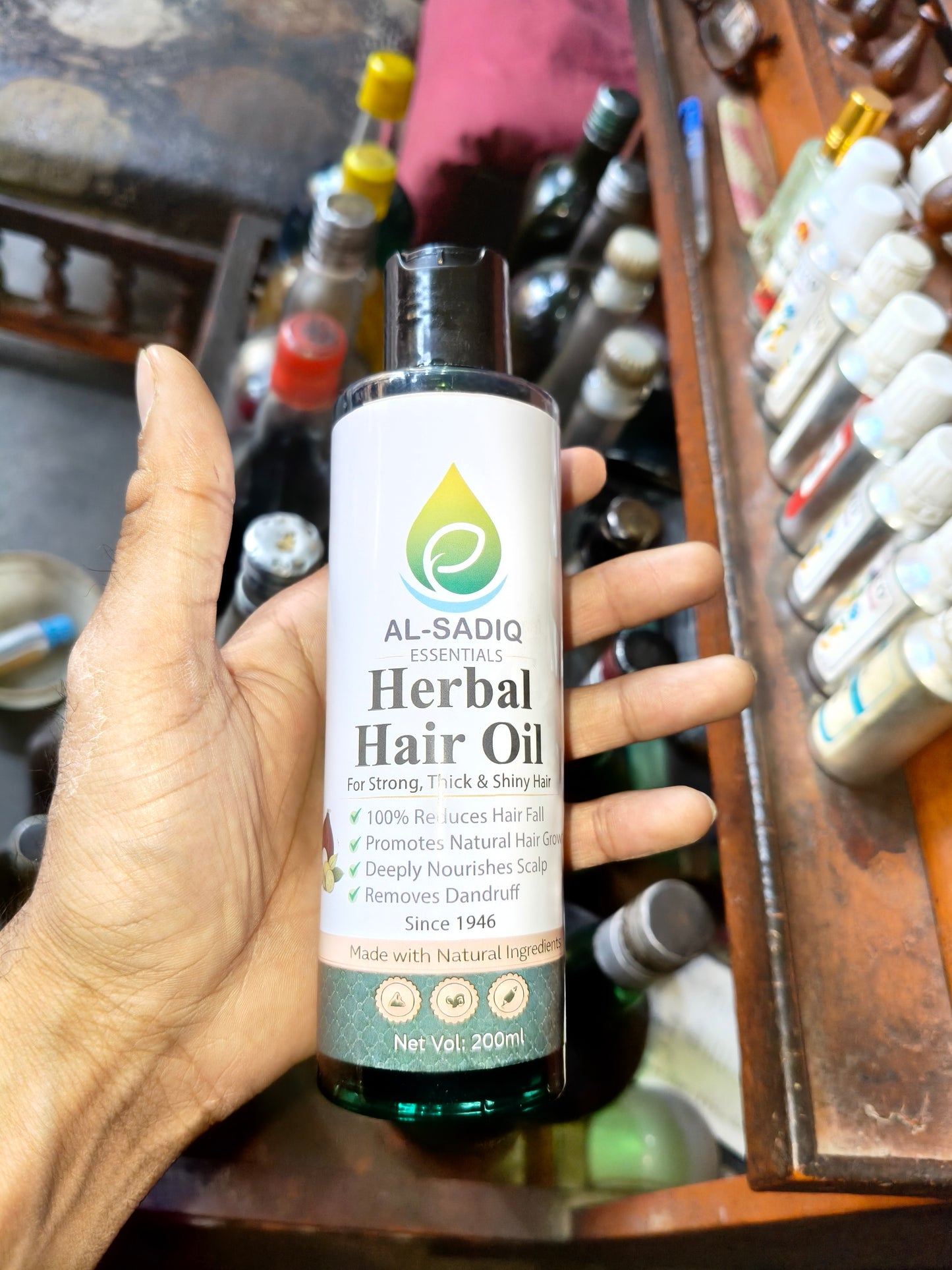 Al-Sadiq Herbal Hair Oil (200ml)